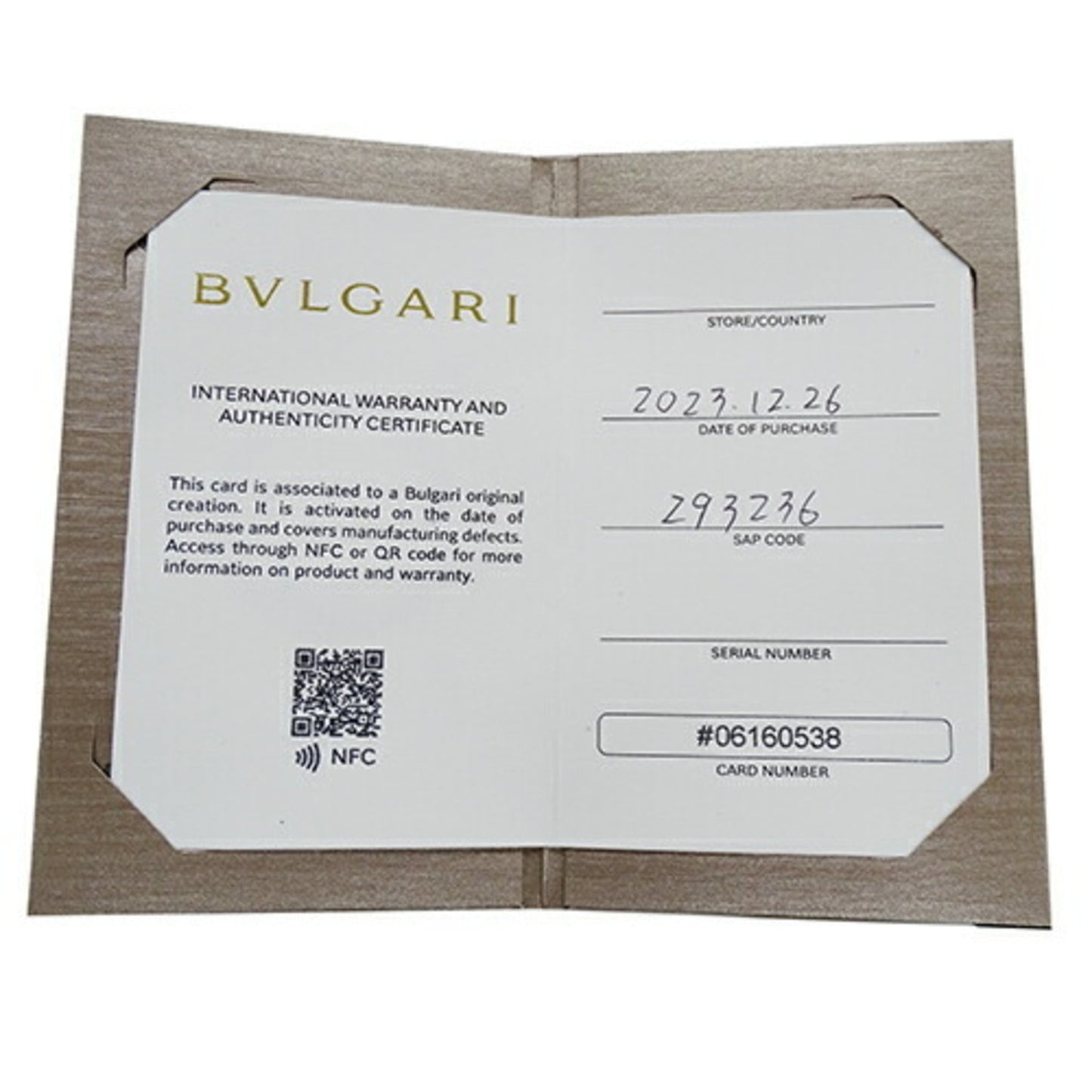 Bulgari Wallet