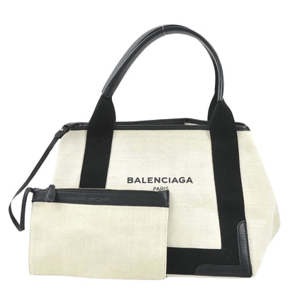 Balenciaga Navy Cabas Tote Bag