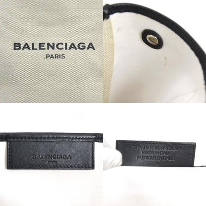 Balenciaga Navy Cabas Tote Bag