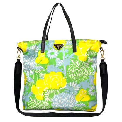 Prada Flower Tote Bag