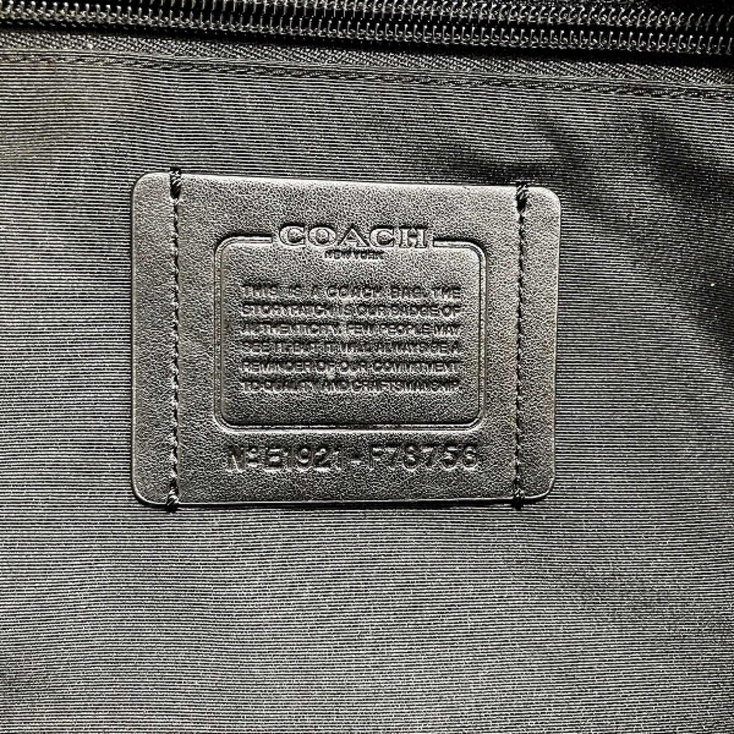 Coach Signature Backpack