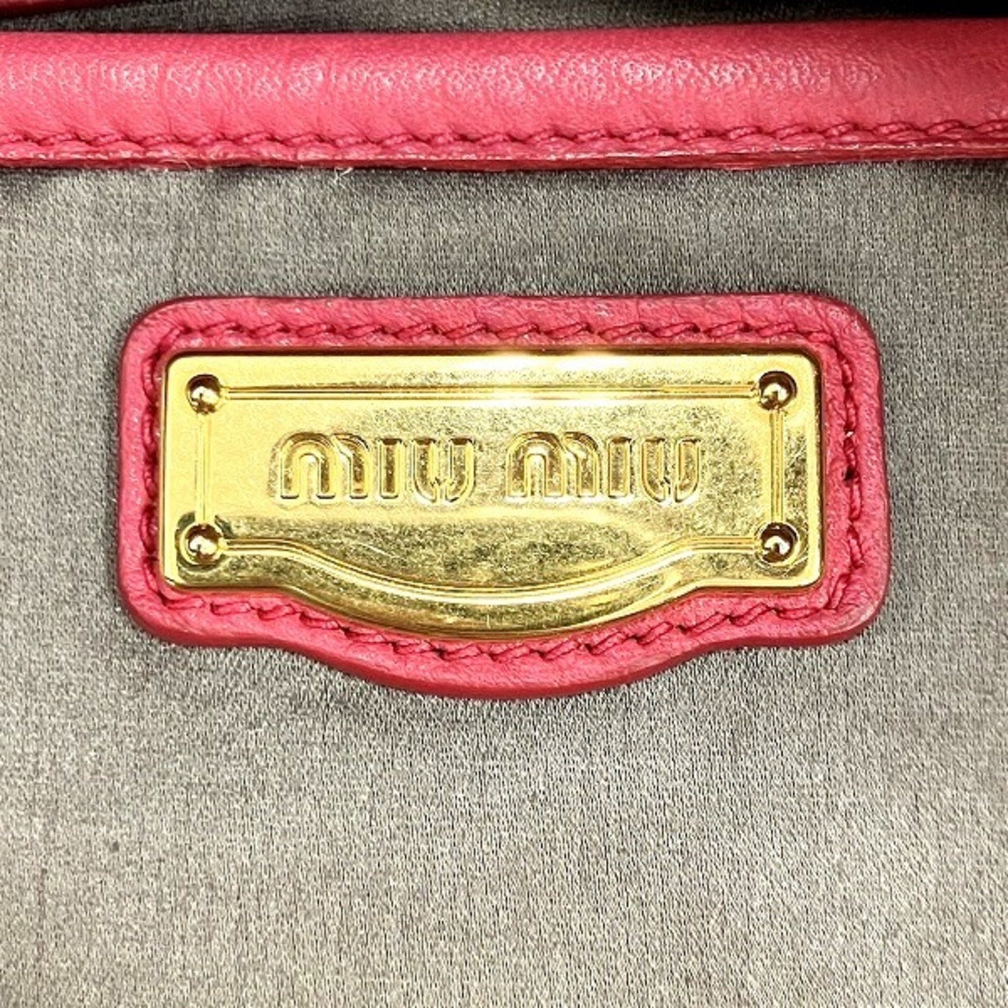 Miu Miu Vitello Handbag