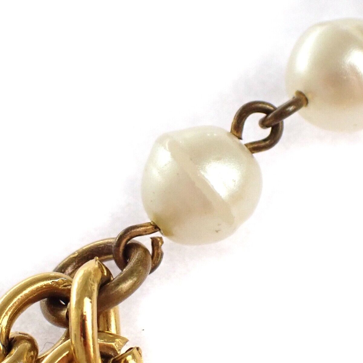 Chanel Imitation pearl necklace Necklace