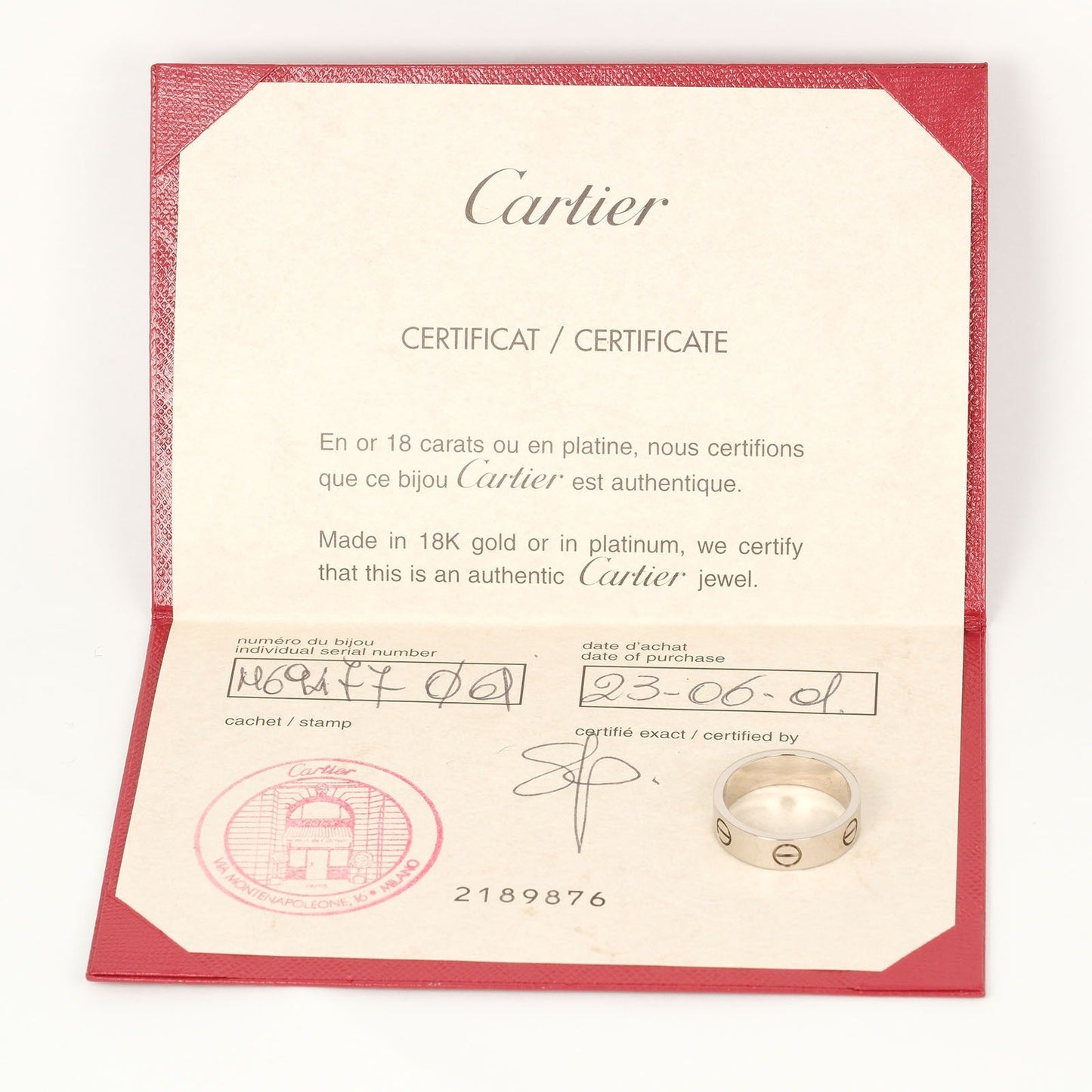 Cartier Love Ring