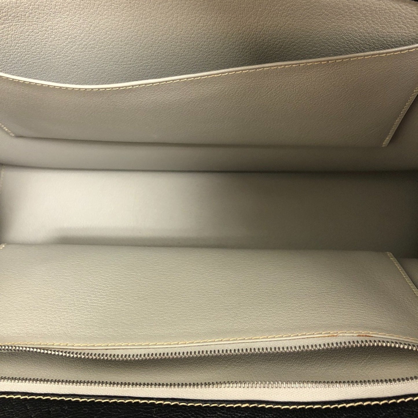 Hermès White Bus Handbag