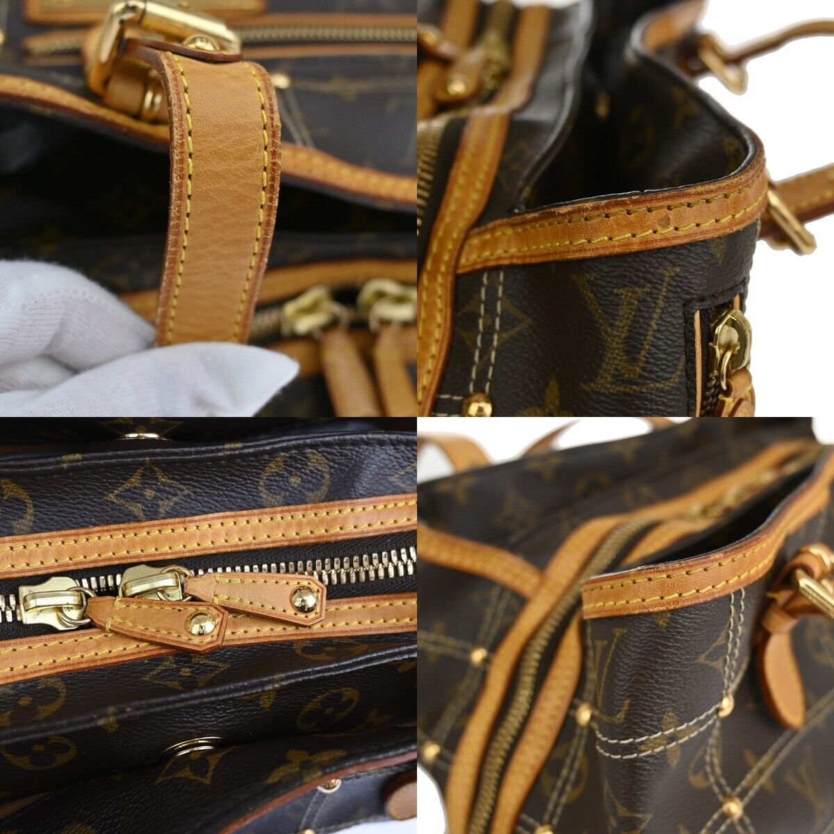 Louis Vuitton Rivets Shoulder Bag