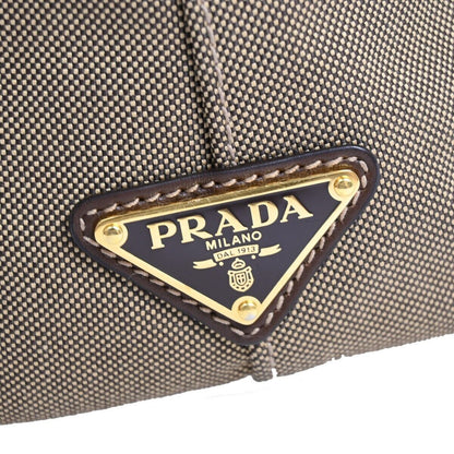 Prada Logo Jacquard Handbag