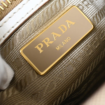 Prada Logo Jacquard Shoulder Bag