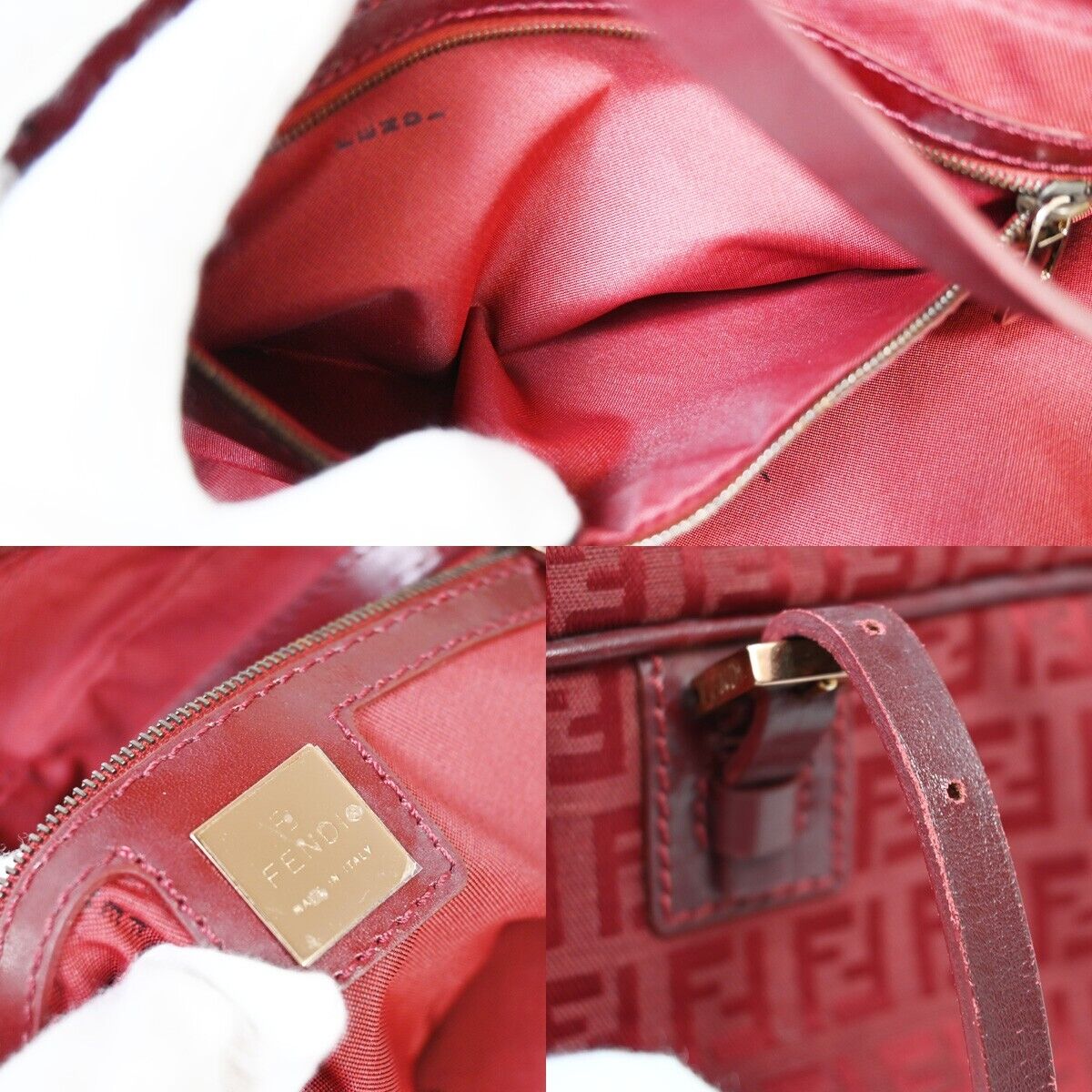 Fendi Zucchino Shoulder Bag