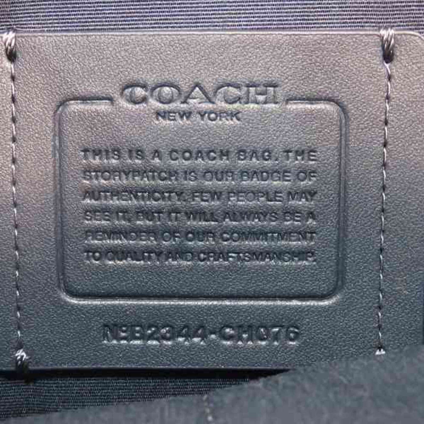 Coach Signature shopper