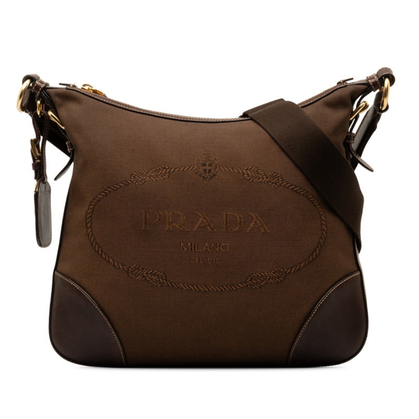 Prada Logo Jacquard shopper