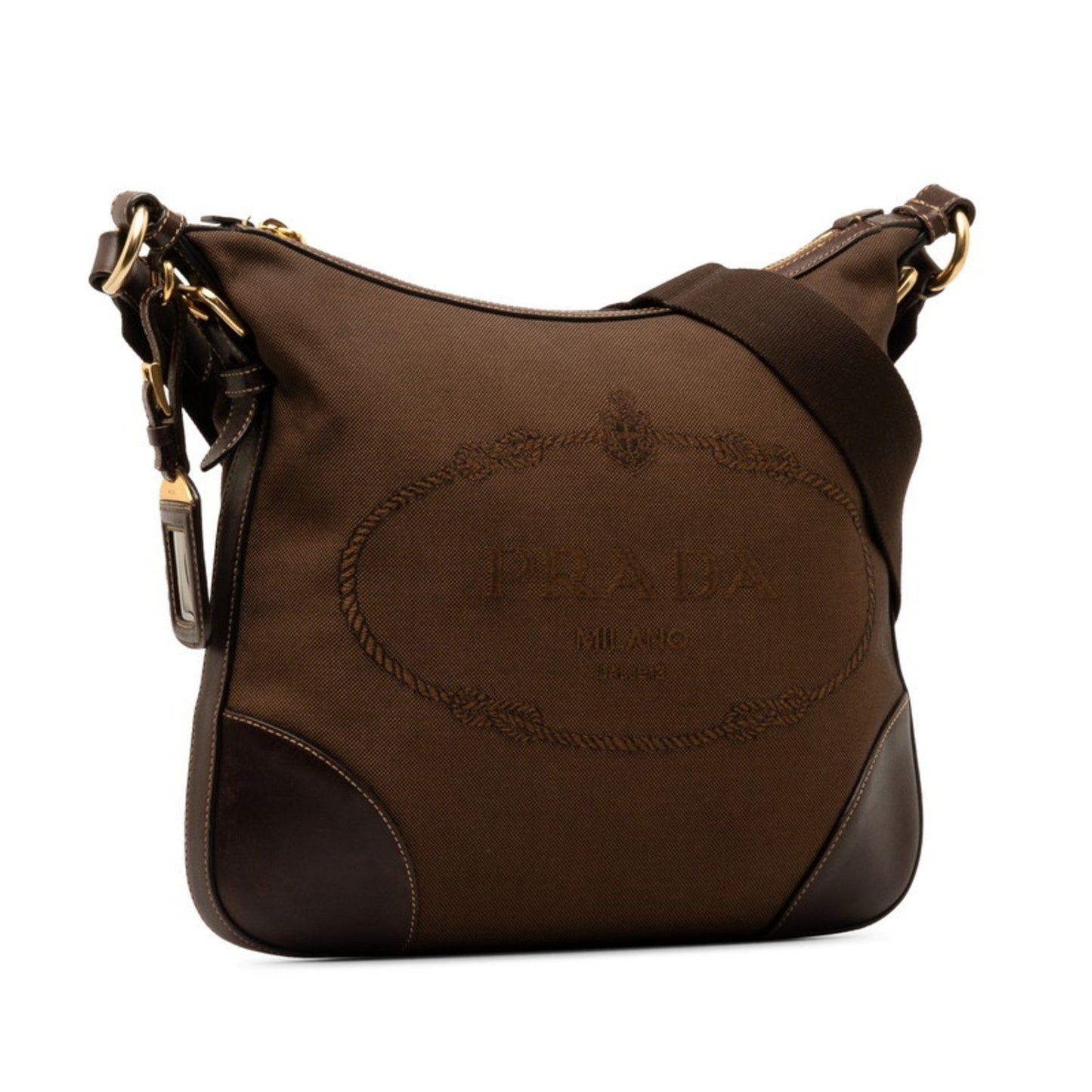 Prada Logo Jacquard shopper