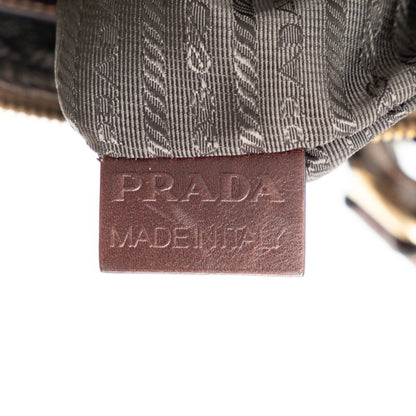 Prada Logo Jacquard shopper