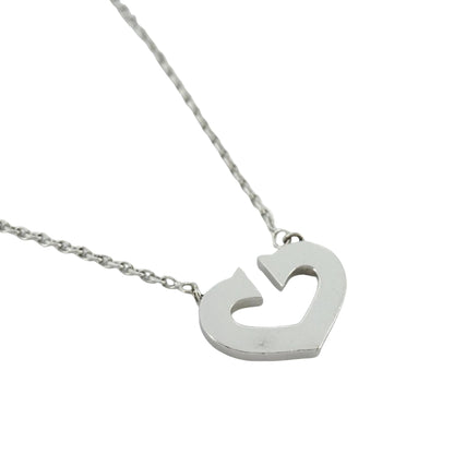 Cartier C heart necklace