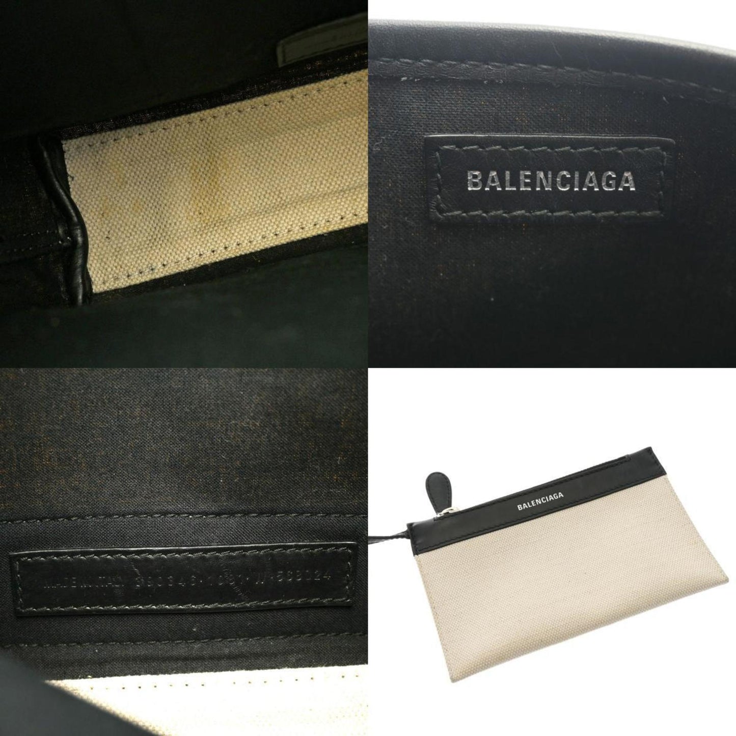 Balenciaga Navy Cabas handbag