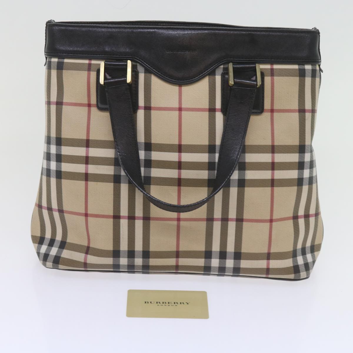 Burberry Nova Check Tote Bag