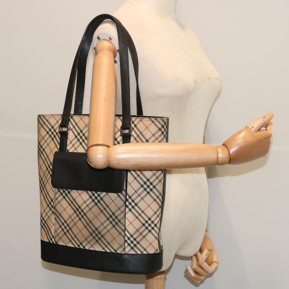 Burberry Check Link Shoulder Bag