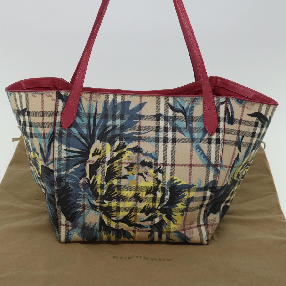 Burberry Haymarket Tote Bag