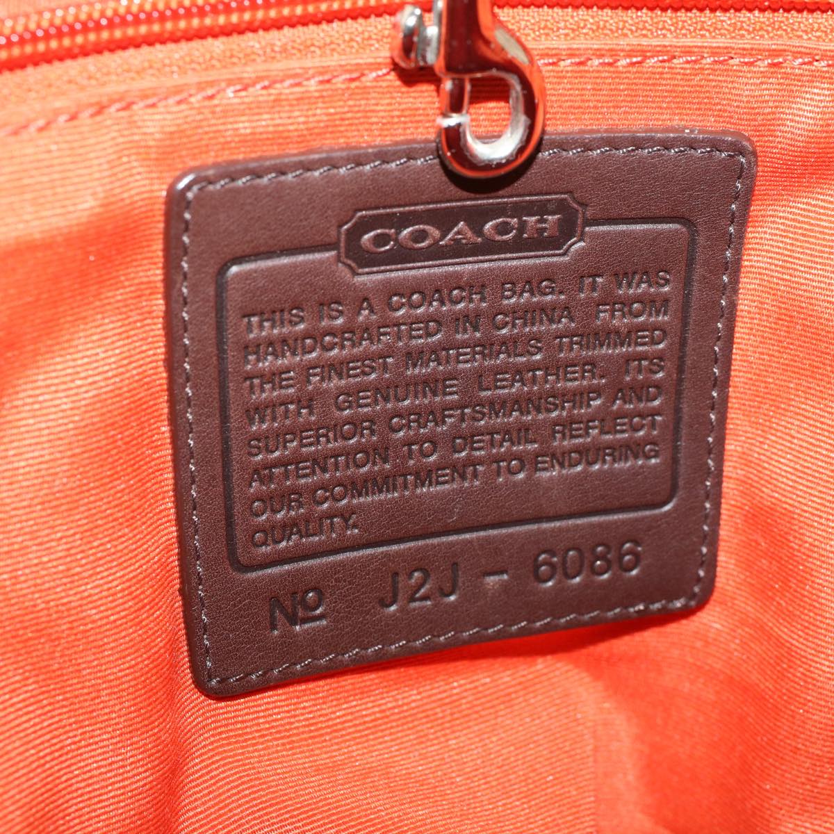 Coach Signature Tote Bag