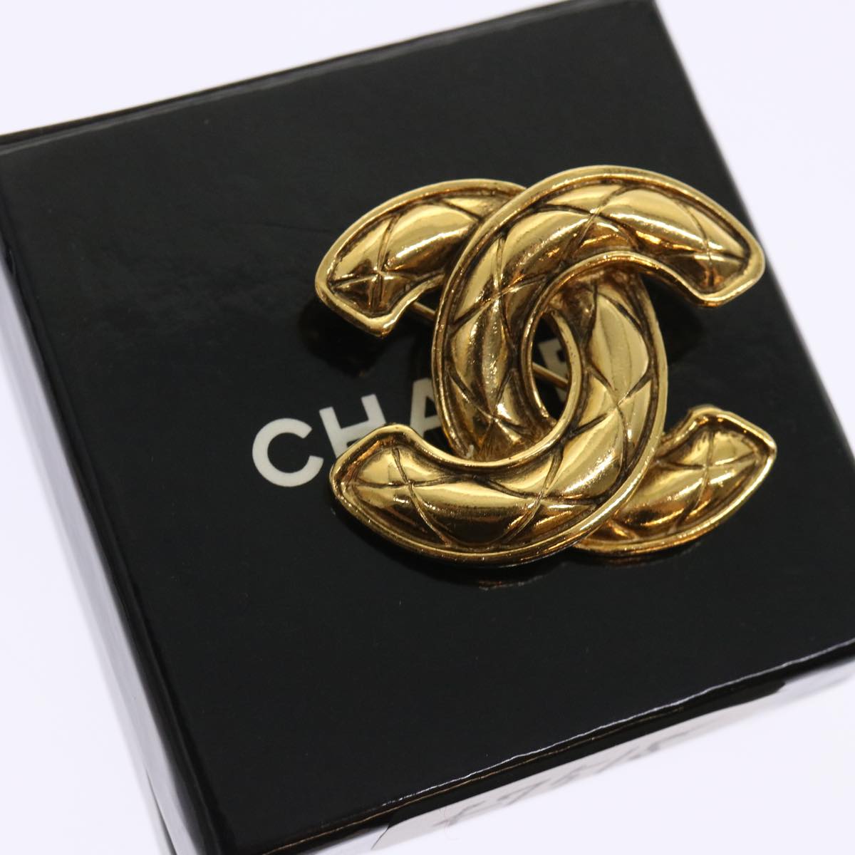 Chanel Matelassé Brooch