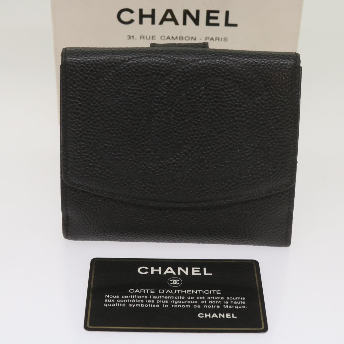 Chanel Logo CC Wallet