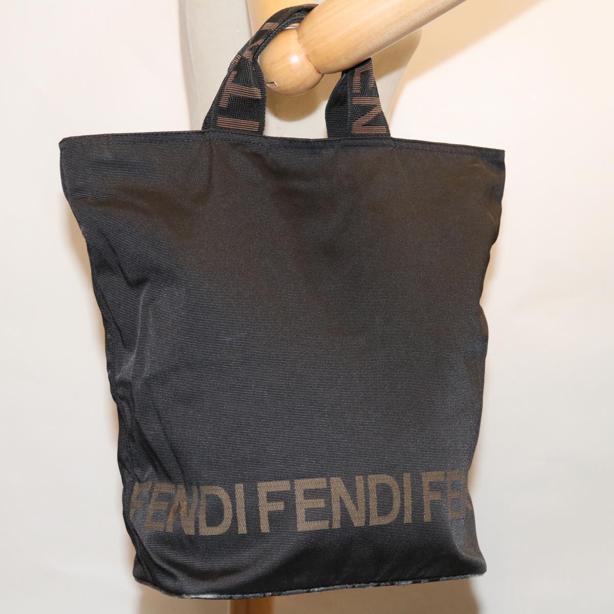 Fendi Trotter Canvas Tote bag Handbag