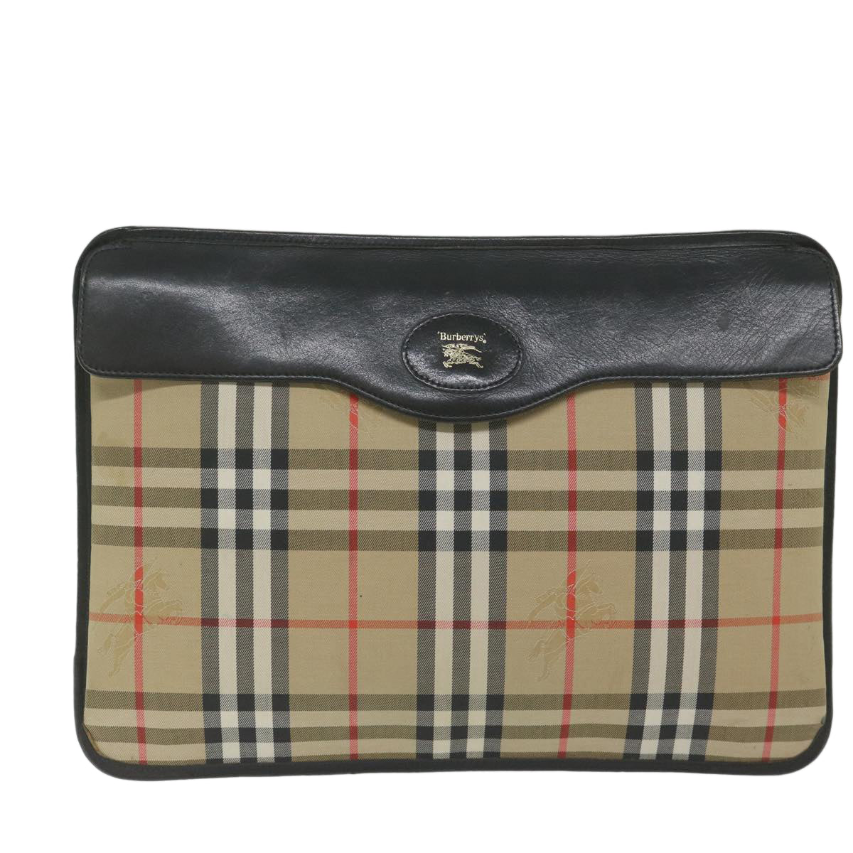 Burberry Haymarket Clutch