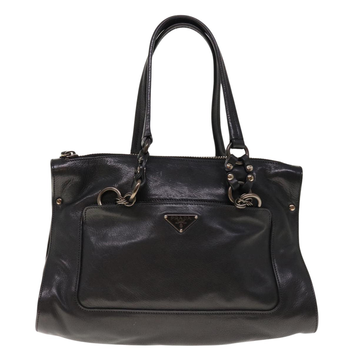 Prada Black Nappa Chain Tote bag Tote Bag