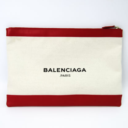 Balenciaga Navy pouch clutch