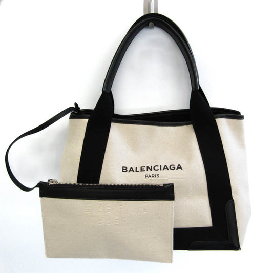 Balenciaga Navy Cabas Handbag