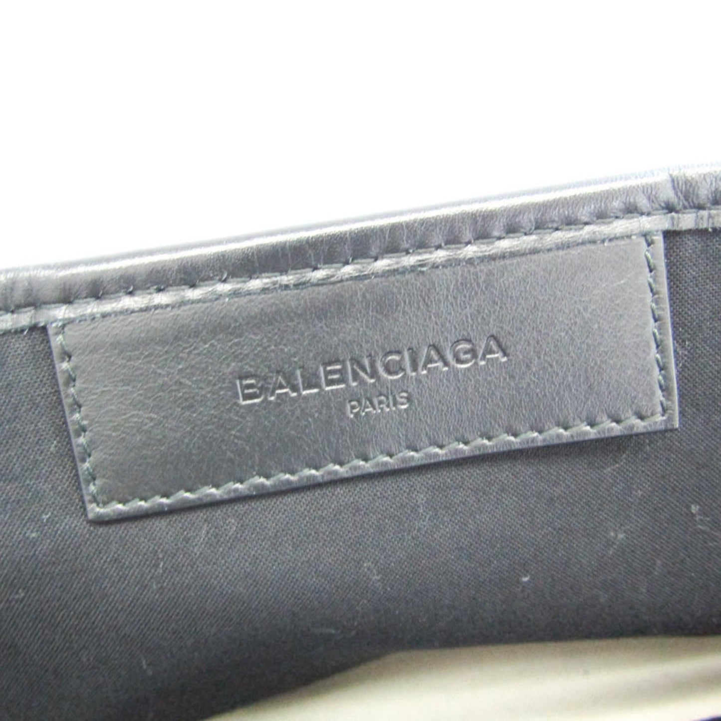 Balenciaga Navy Cabas Handbag