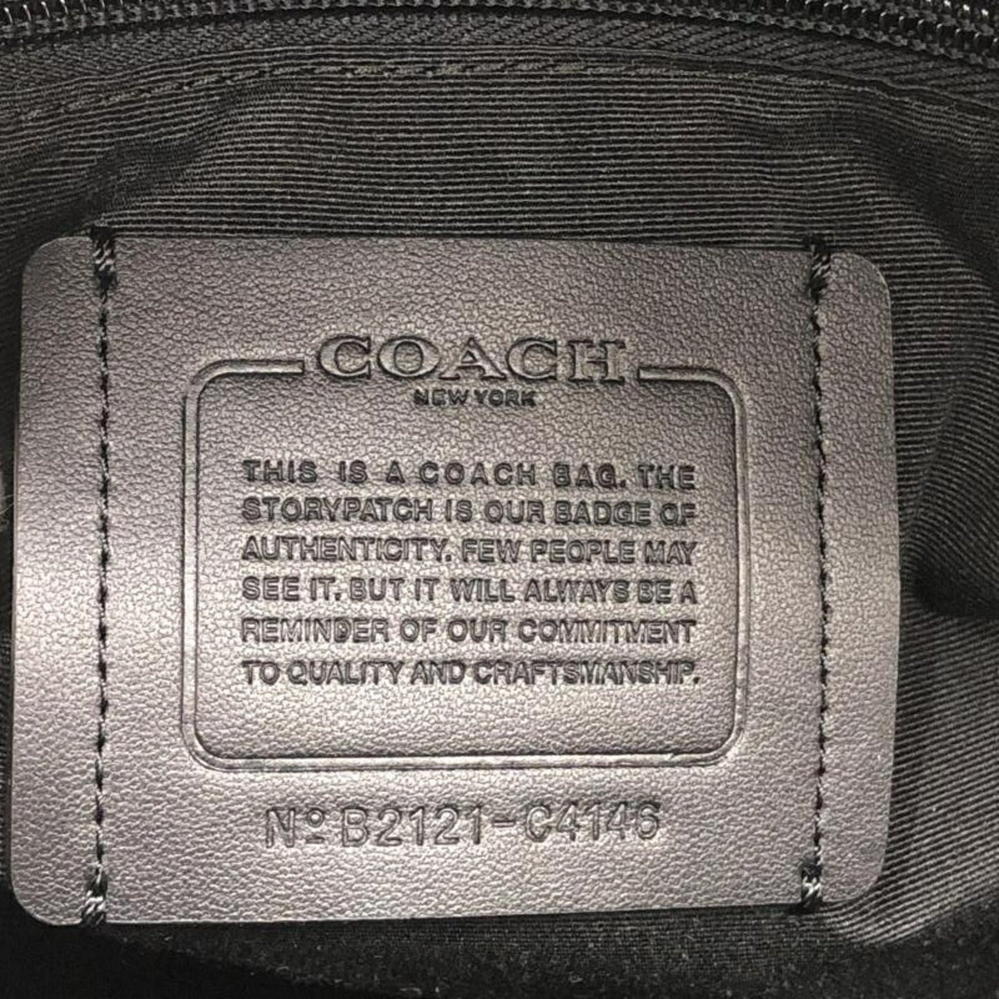 Coach Signature Backpack