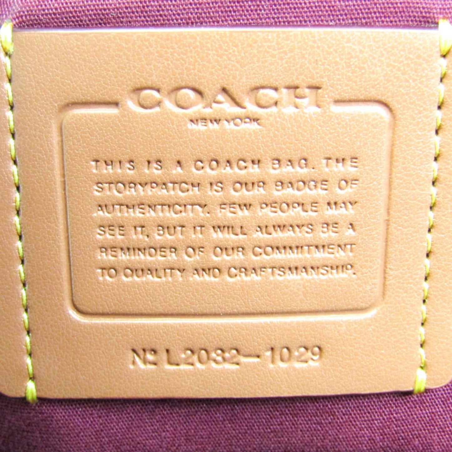 Coach Signature Backpack