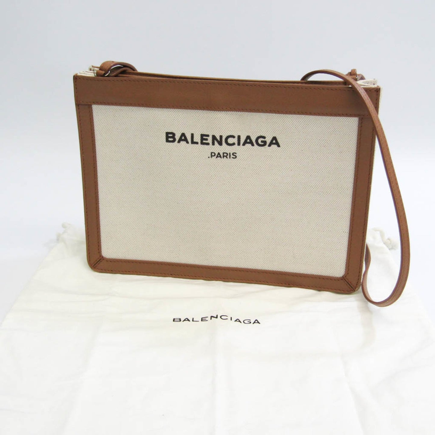 Balenciaga Navy Clutch