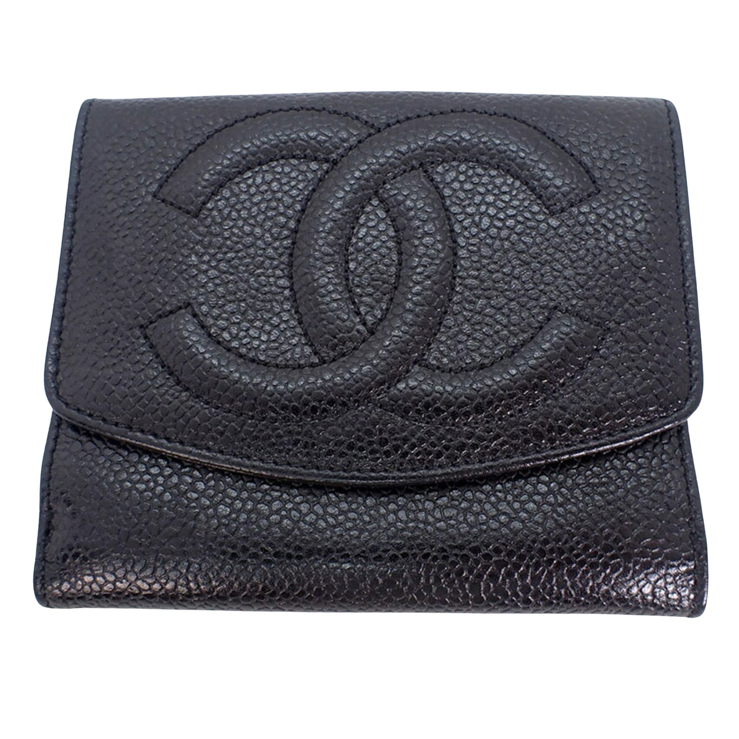 Chanel Logo CC Wallet