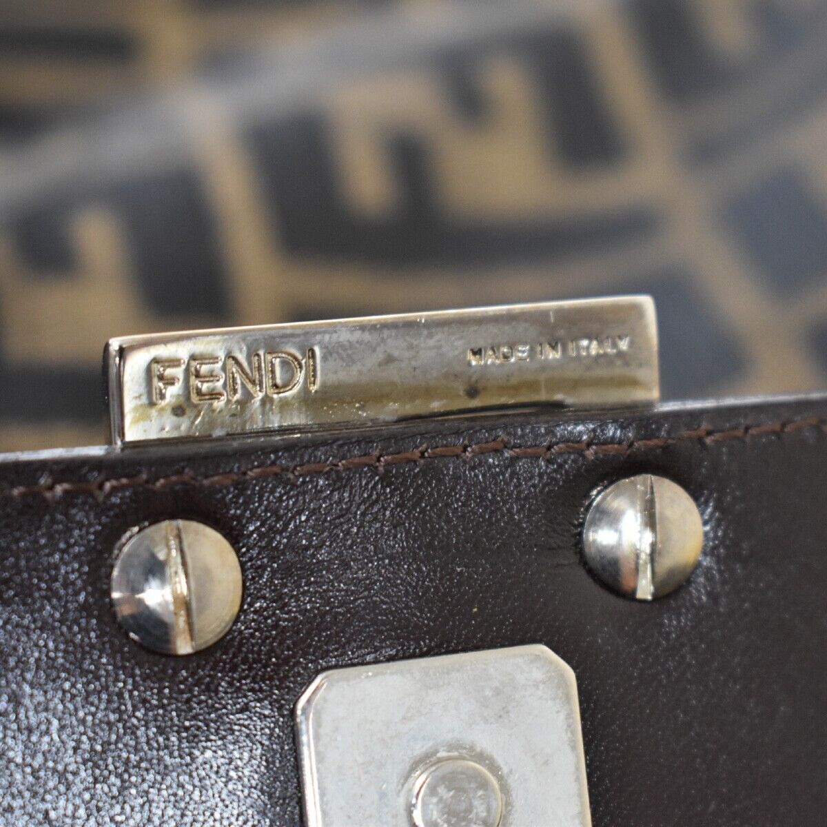 Fendi Zucca Shoulder Bag