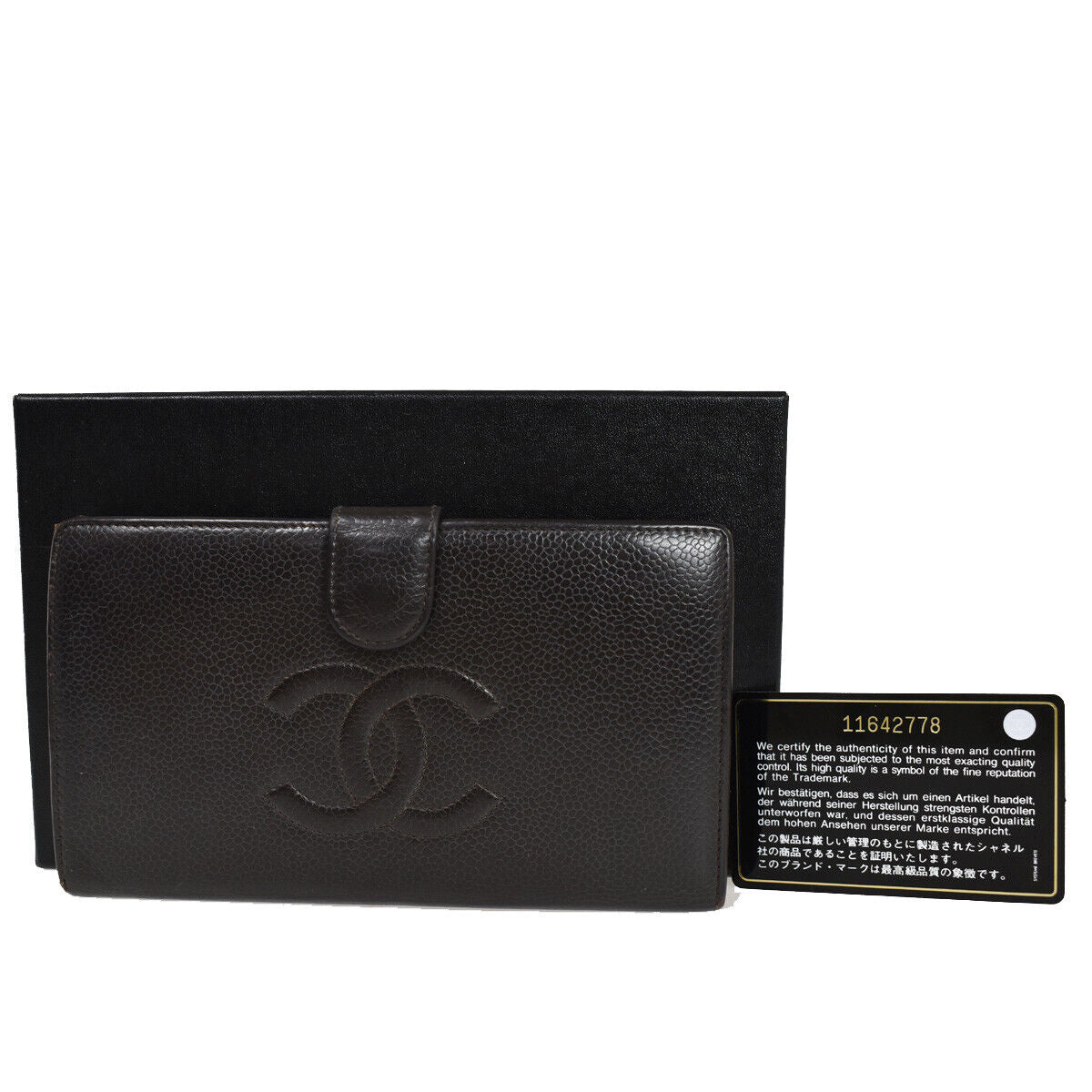 Chanel Logo CC Wallet