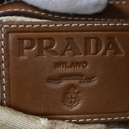 Prada Logo Jacquard Shoulder Bag