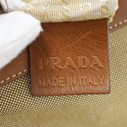 Prada Logo Jacquard Shoulder Bag