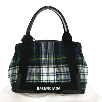 Balenciaga Navy Cabas Tote Bag