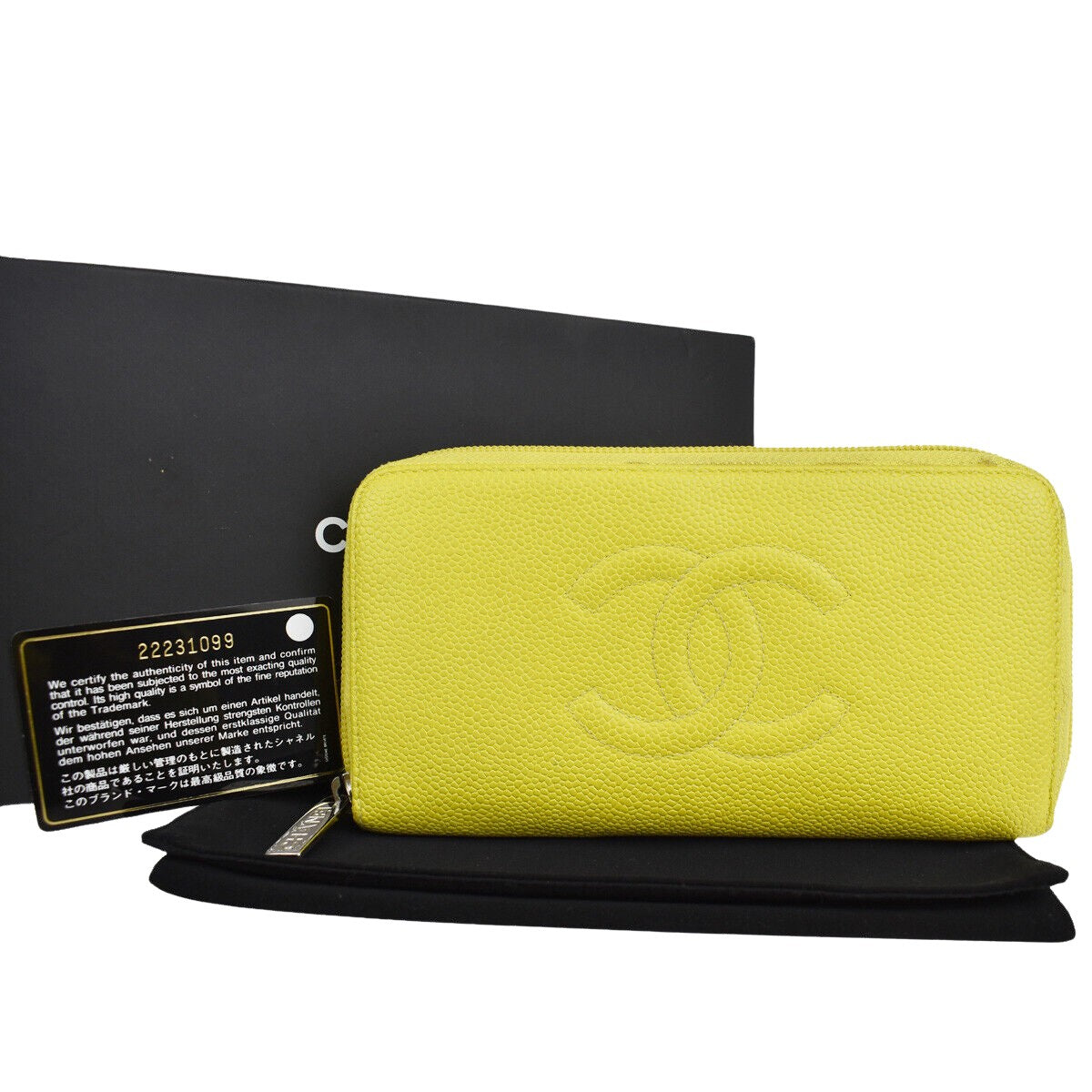 Chanel Logo CC Wallet