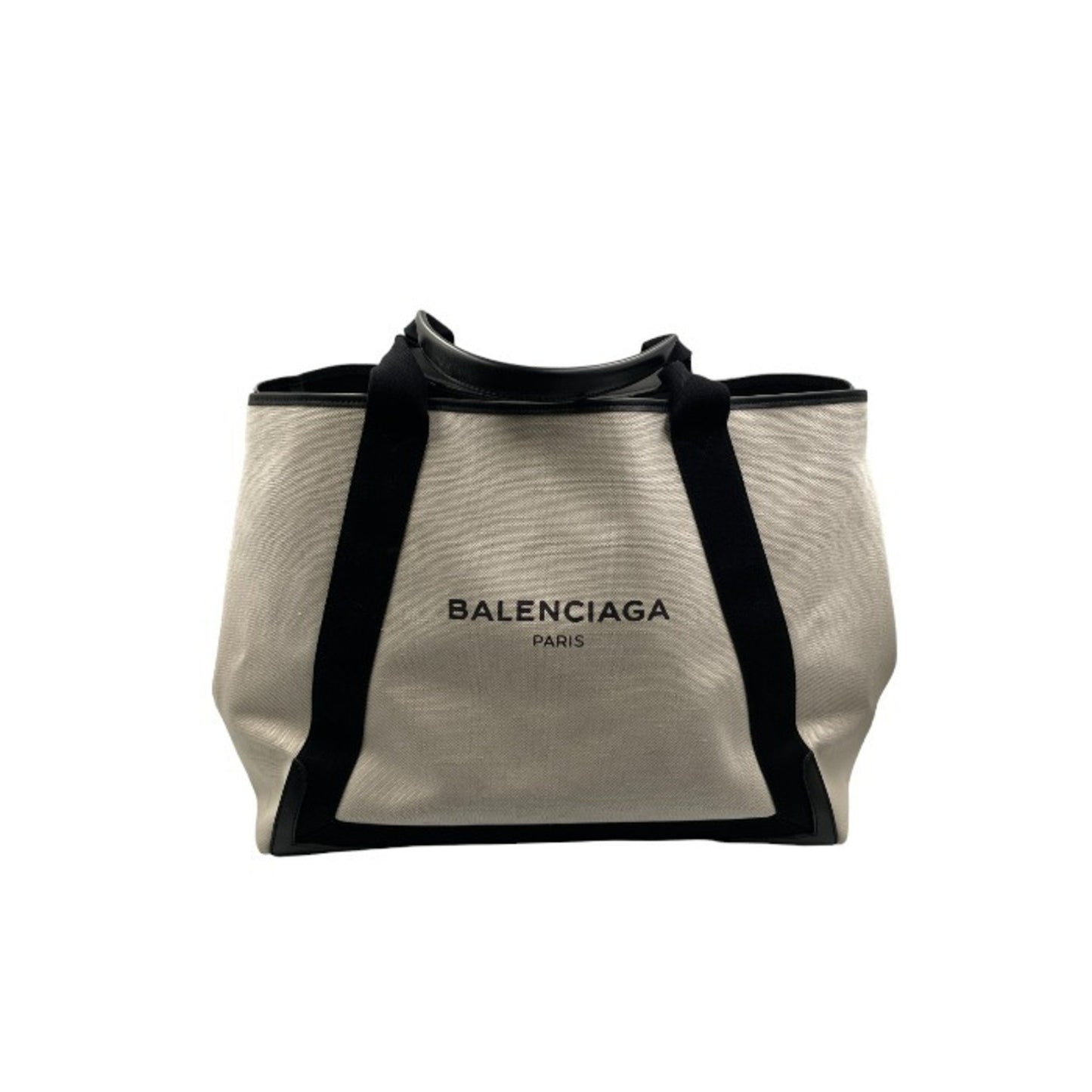 Balenciaga Navy Cabas Tote Bag