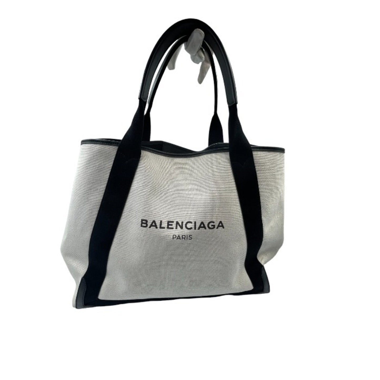 Balenciaga Navy Cabas Tote Bag