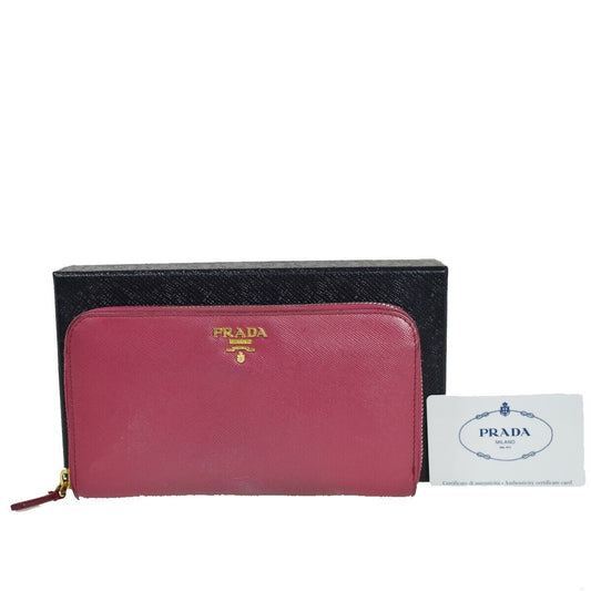 Prada Round Zipper Wallet