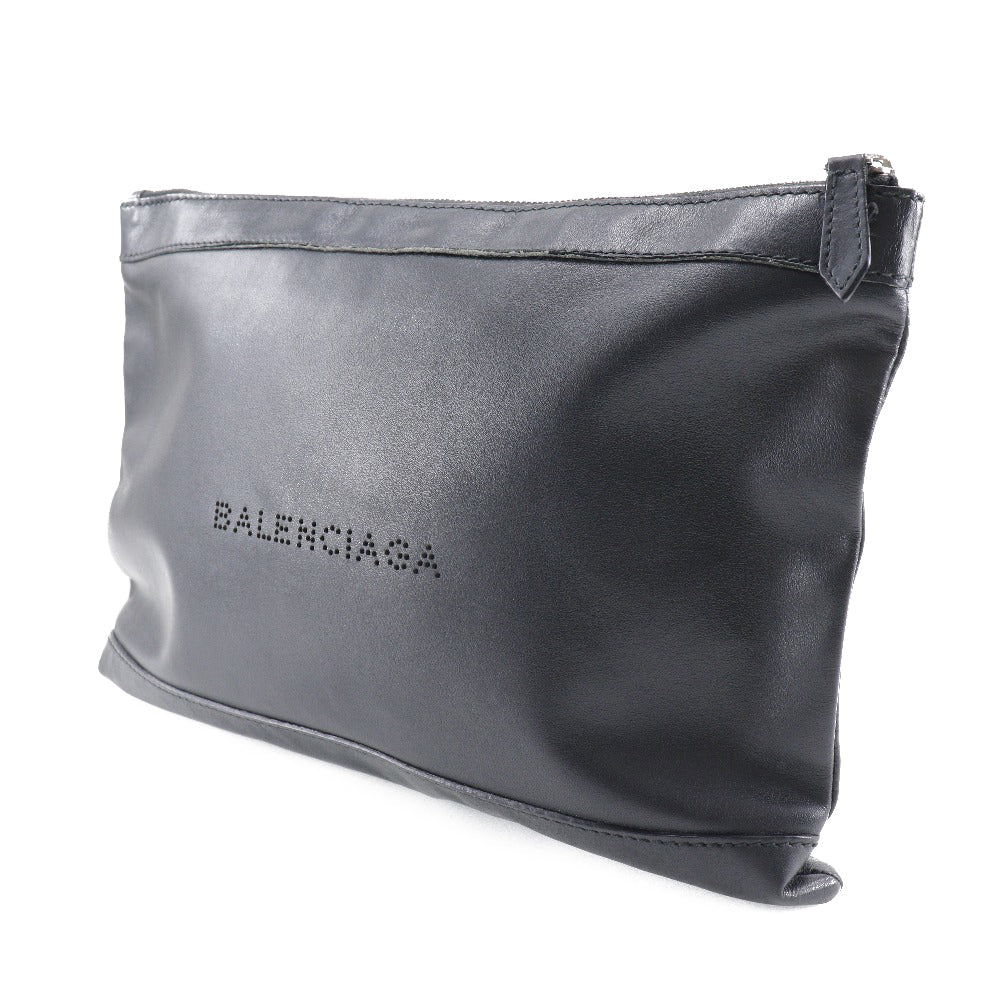 Balenciaga Navy Clutch