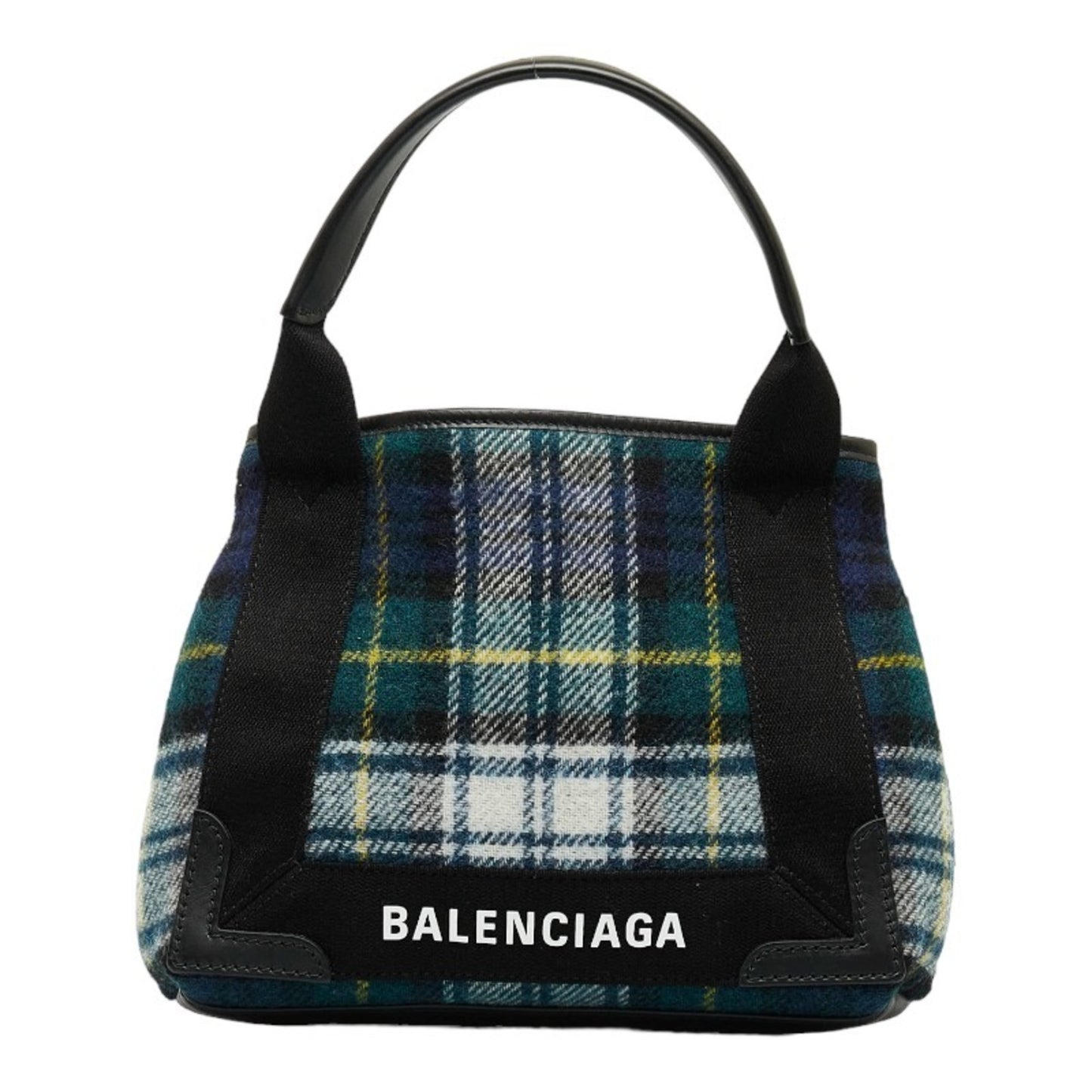 Balenciaga Navy Cabas Tote Bag