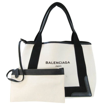 Balenciaga Navy Cabas Handbag