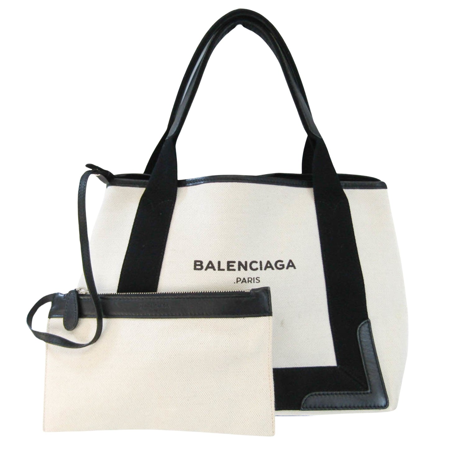 Balenciaga Navy Cabas handbag