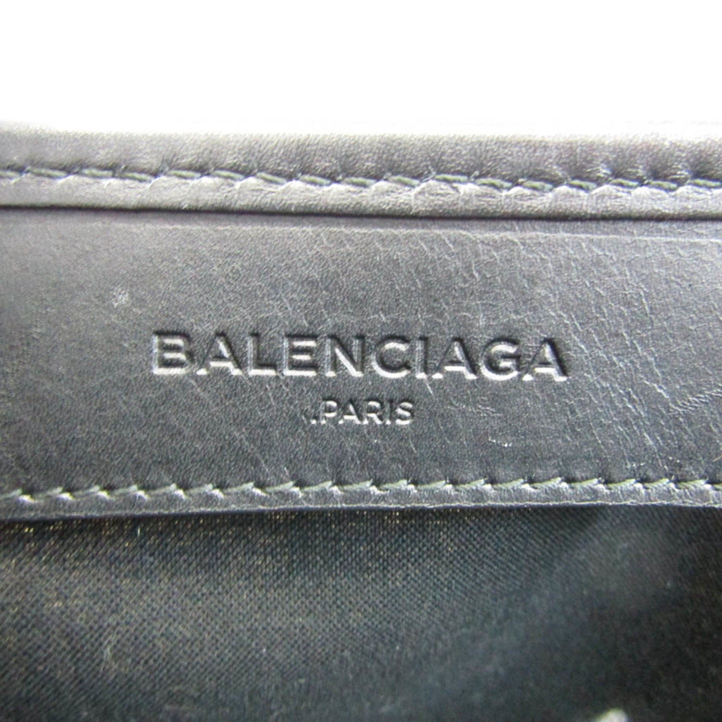 Balenciaga Navy Cabas Handbag