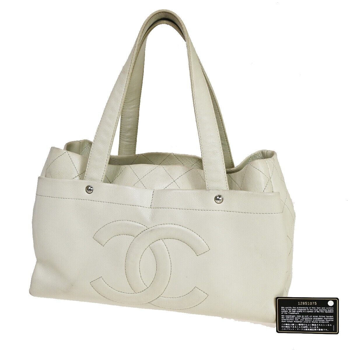 Chanel Logo CC Tote Bag